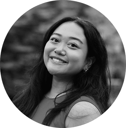 black and white headshot of zahra